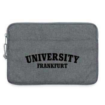 Universität Frankfurt - Laptoptasche 13" - Grau meliert - Vorne