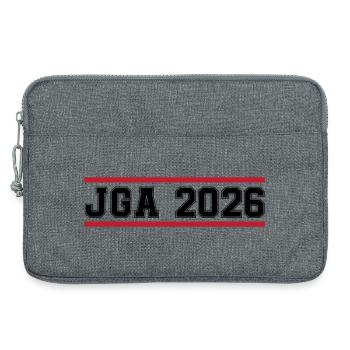 JGA_2026 - Laptoptasche 13" - Grau meliert - Vorne