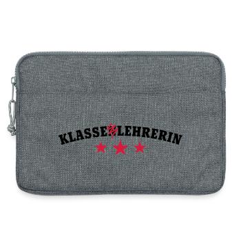 Klassenlehrerin | Klasse Lehrerin - Sacoche pour ordinateur portable 13 pouces - gris chiné - Devant