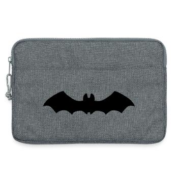 Bat in flight - Laptop bag 13" - heather grey - Front