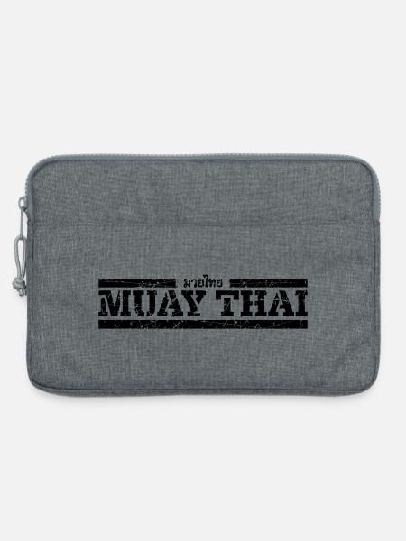 Muay Thai - Laptoptasche 13" - Grau meliert
