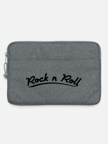 rock n roll design retro vintage style - Laptoptasche 13" - Grau meliert