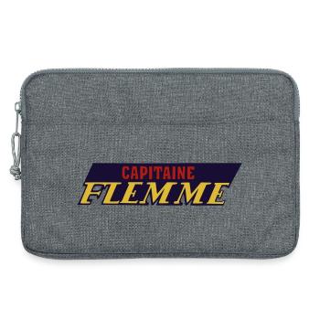 Capitaine flemme - Sacoche pour ordinateur portable 13 pouces - gris chiné - Devant