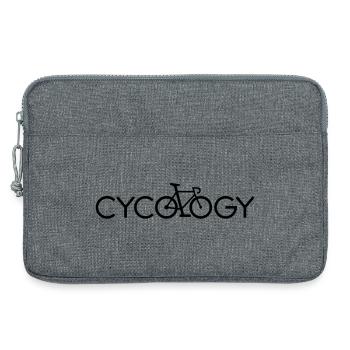 Cycology - Cycling Lover Slogan - Laptop bag 13" - heather grey - Front