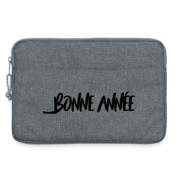 HAPPY NEW YEAR. NEW YEAR'S EVE. NEW YEAR - Laptop bag 13" - heather grey - Front