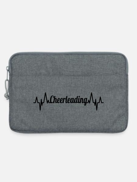 Cheerleader Herzklopfen - Laptoptasche 13" - Grau meliert