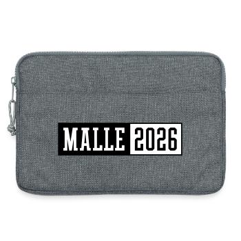 Malle 2026 - Sacoche pour ordinateur portable 13 pouces - gris chiné - Devant