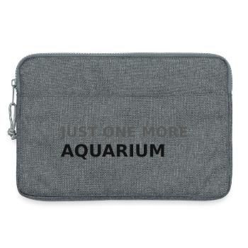Nur noch ein Aquarium - Laptoptasche 13" - Grau meliert - Vorne