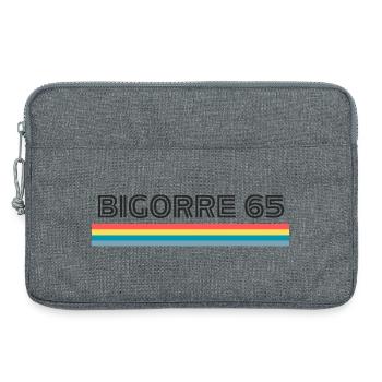Bigorre 65 Humor Gift T-Shirt - Laptop bag 13" - heather grey - Front