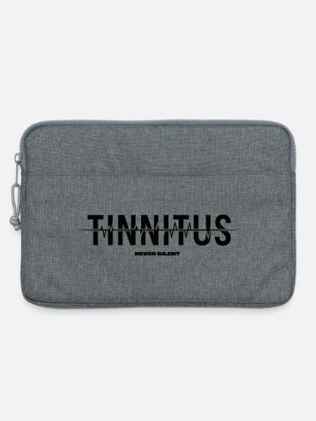 Tinnitus - Laptop bag 13" - heather grey