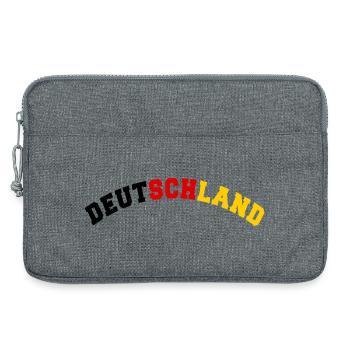DEUTSCHLAND GERMANY EUROPA DEUTSCHE SPORT FAN - Laptoptasche 13" - Grau meliert - Vorne