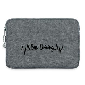 ECG pour conducteur de bus - Sacoche pour ordinateur portable 13 pouces - gris chiné - Devant