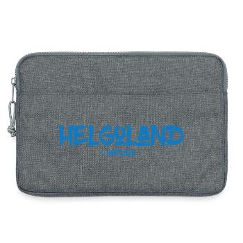 Helgoland - Nordsee - Insel - Lange Anna - Laptoptasche 13" - Grau meliert - Vorne