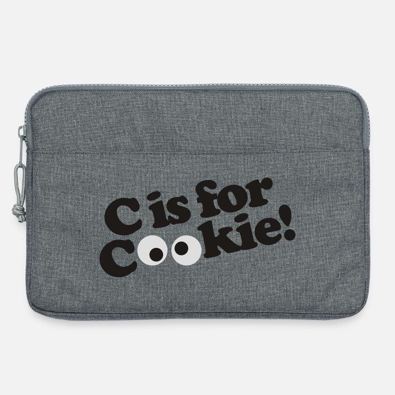 C is for Cookie - Laptoptasche 13" - Grau meliert