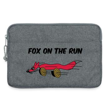 fox on the run - Laptoptasche 13" - Grau meliert - Vorne