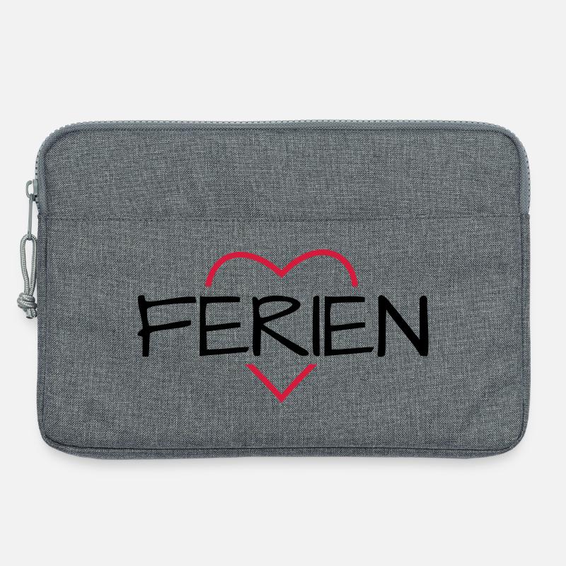 Ferien - Laptoptasche 13" - Grau meliert