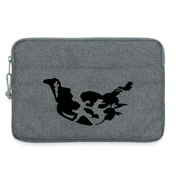 tandem_2 - Sacoche pour ordinateur portable 13 pouces - gris chiné - Devant