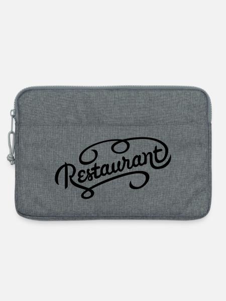 restaurant - Laptoptasche 13" - Grau meliert