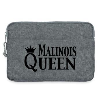 Malinois Queen - Laptoptasche 13" - Grau meliert - Vorne