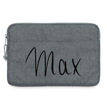 Max - Laptoptasche 13" - Grau meliert - Vorne