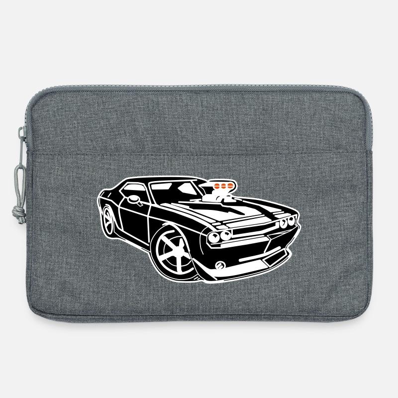 Muscle-Car-Power pur! - Laptoptasche 13" - Grau meliert
