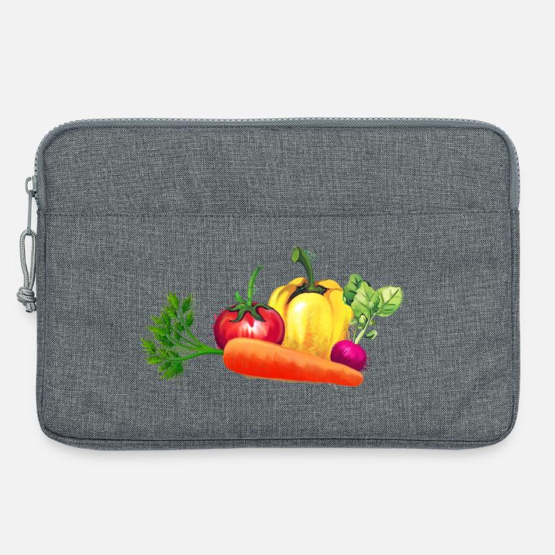Vegetable - Laptop bag 13" - heather grey