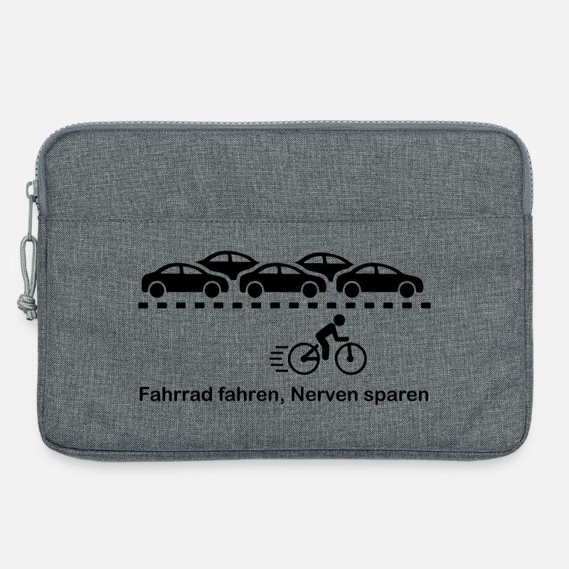 Fahrrad - Laptoptasche 13" - Grau meliert