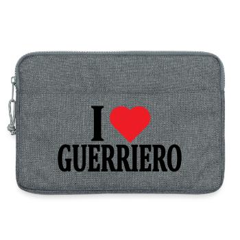 Ich liebe Warrior T-Shirt T-Shirt Geschenkidee - Laptoptasche 13" - Grau meliert - Vorne