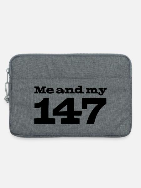 29 Ich und meine 147 - Laptoptasche 13" - Grau meliert