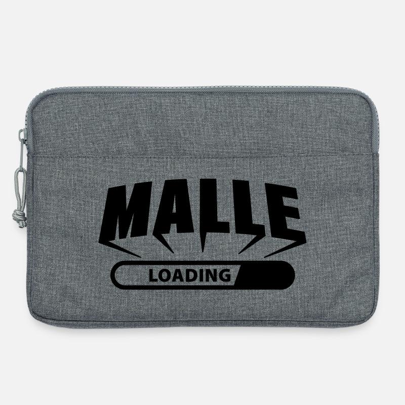 Malle loading - Laptoptasche 13" - Grau meliert