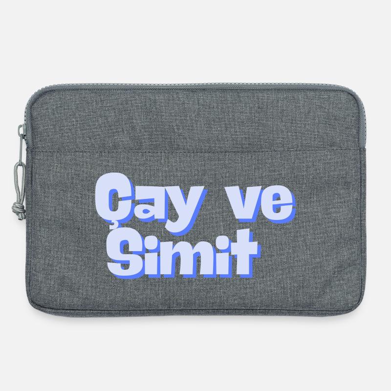 Cay & Simit - Laptoptasche 13" - Grau meliert