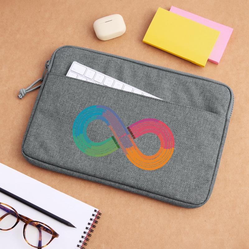 Unendlicher Regenbogen oder doch einfach nur Flow? Laptoptasche 13"