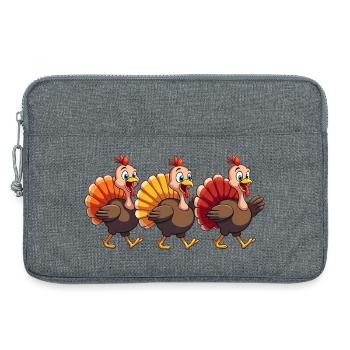 Thanksgiving Truthahn Baby - Laptoptasche 13" - Grau meliert - Vorne