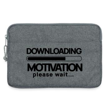 Motivation herunterladen. Bitte warten - Laptoptasche 13" - Grau meliert - Vorne