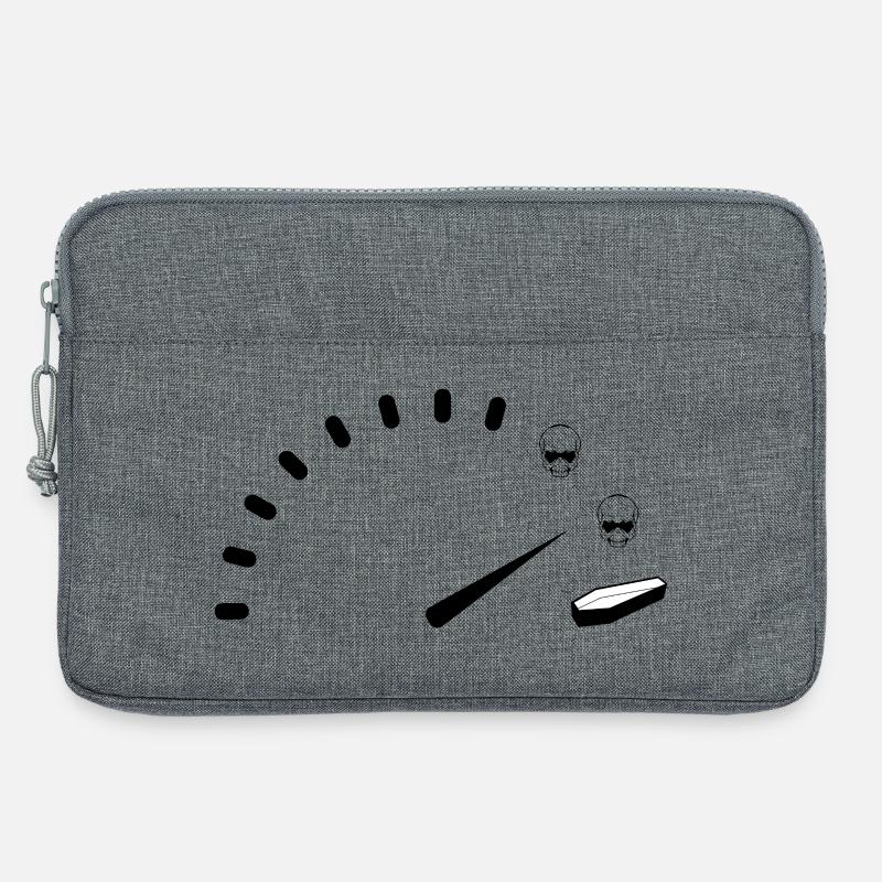 Geschwindigkeitsüberschreitung - Laptoptasche 13" - Grau meliert