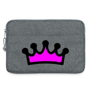 Krone Comic - Laptoptasche 13" - Grau meliert - Vorne