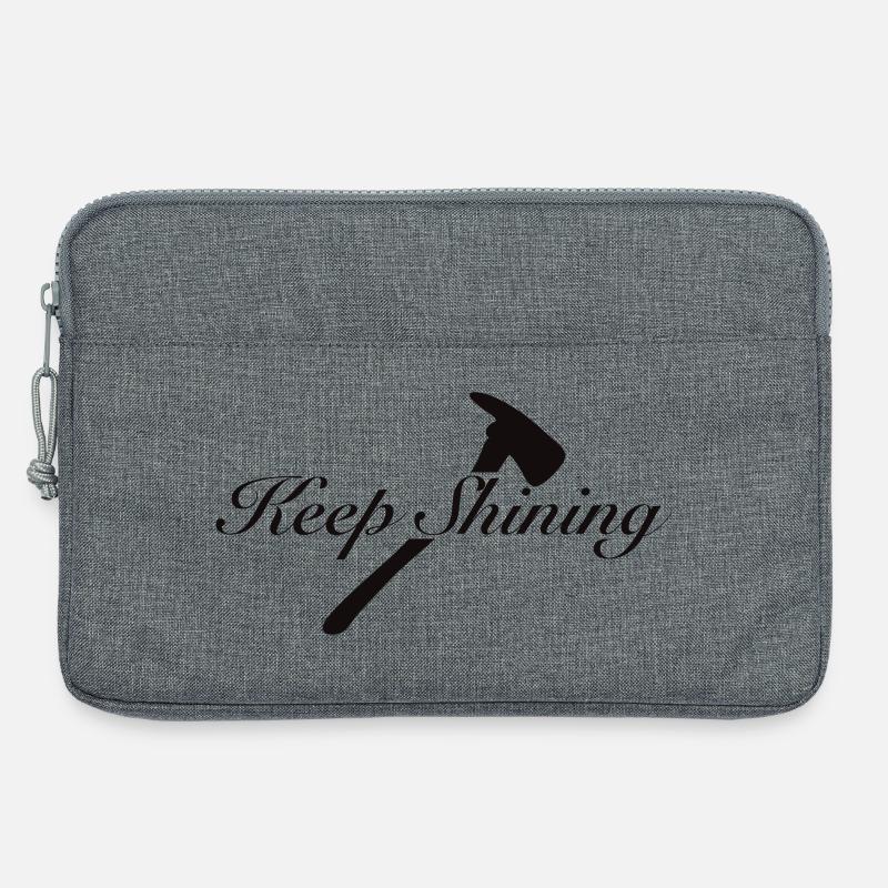 Keep Shining - Laptop bag 13" - heather grey