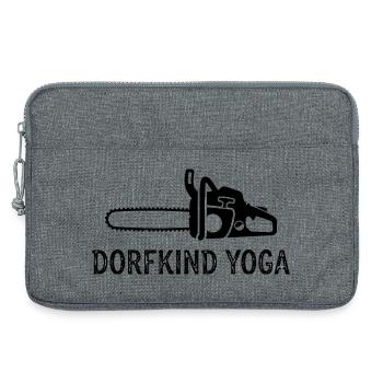 Tronçonneuse de yoga Village Kid - Sacoche pour ordinateur portable 13 pouces - gris chiné - Devant