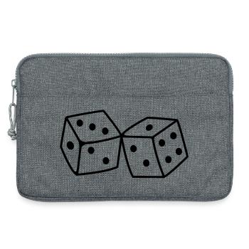 Cube - Laptop bag 13" - heather grey - Front