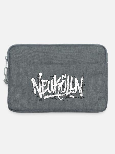Neukölln Berlin Graffiti  - Laptoptasche 13" - Grau meliert