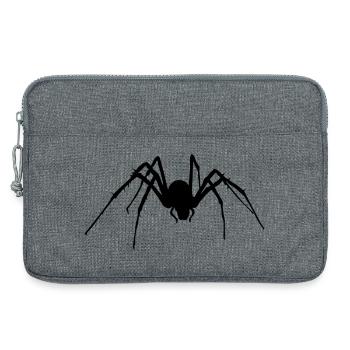 Spinne - Laptoptasche 13" - Grau meliert - Vorne