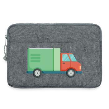 Lieferauto - Laptoptasche 13" - Grau meliert - Vorne
