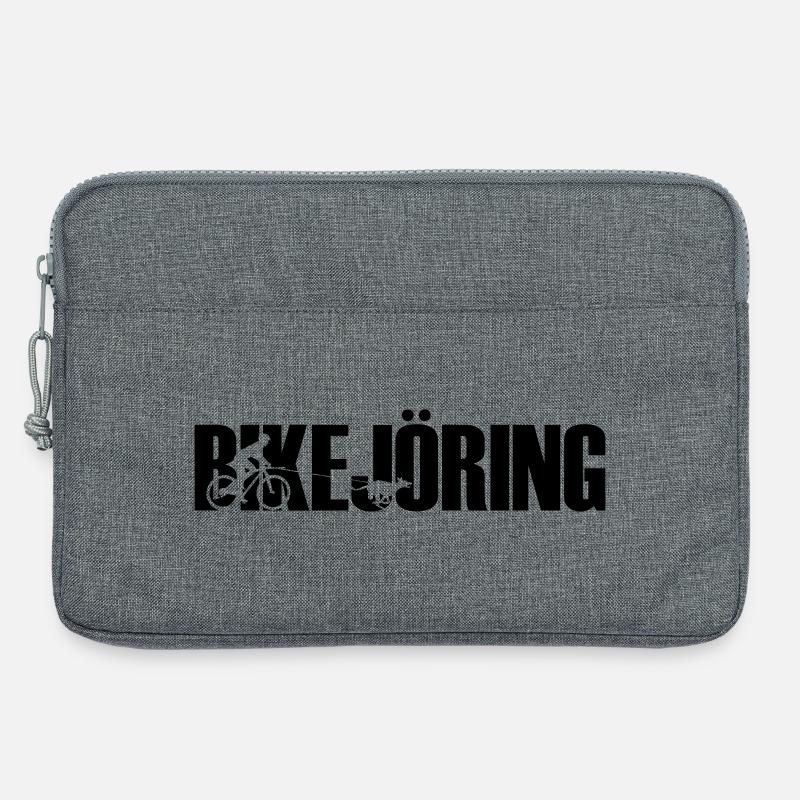 Bikejöring - Laptoptasche 13" - Grau meliert