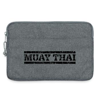 Muay Thai - Laptop bag 13" - heather grey - Front
