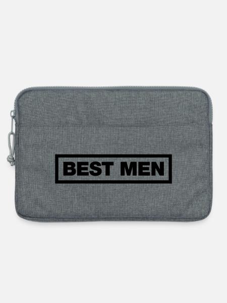 Best men - Laptoptasche 13" - Grau meliert