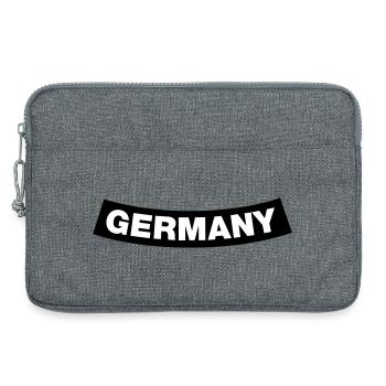 Élément du chapitre allemand (JGA MC-Rocker-Design) - Sacoche pour ordinateur portable 13 pouces - gris chiné - Devant