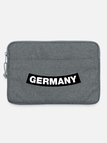 Germany Chapter Element (JGA MC-Rocker-Design) - Laptoptasche 13" - Grau meliert