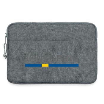 Drapeau de la Suède - Jönköping - Sverige - Schweden - Sacoche pour ordinateur portable 13 pouces - gris chiné - Devant
