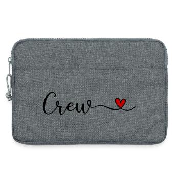 Crew - Laptoptasche 13" - Grau meliert - Vorne