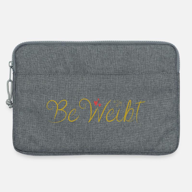 BeWeibt - Laptoptasche 13" - Grau meliert